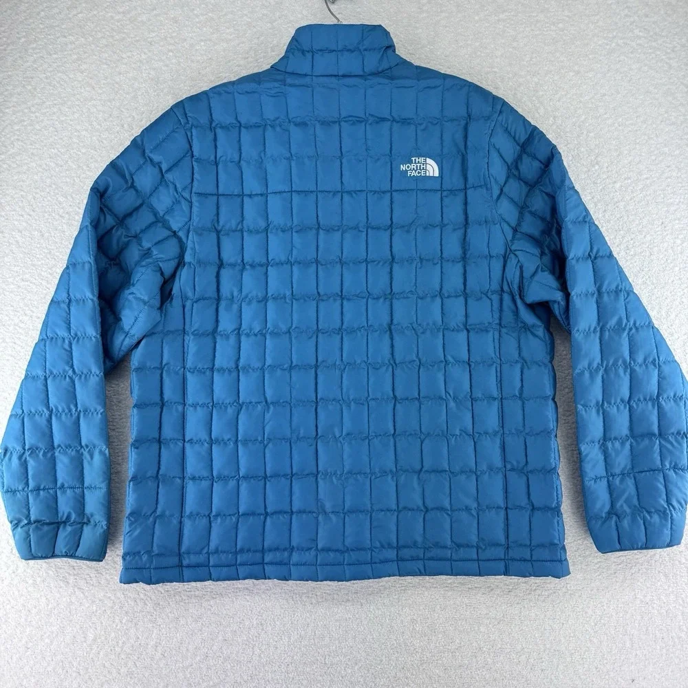 The North Face Thermoball Insulated Puffer Jacket Mens XL Digital Steel Blue